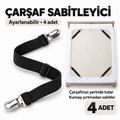 Çarşaf Sabitleyici – Ayarlanabilir Çarşaf Tutucu Askı